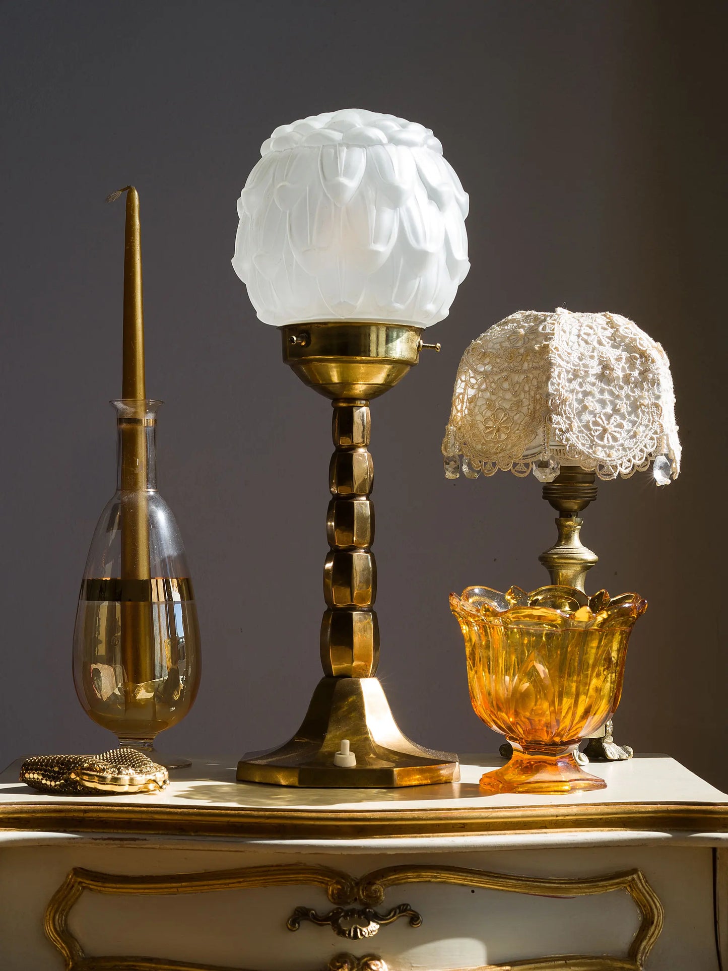 Set di lampade da appoggio fiore | Lo Stile Italiano