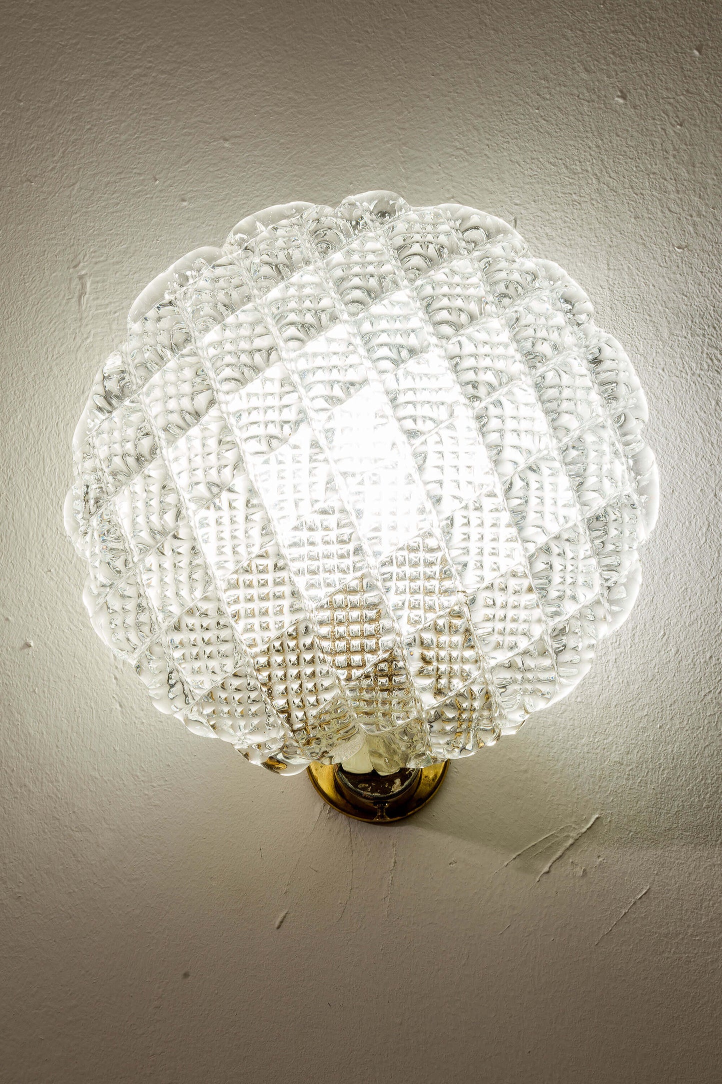Coppia di applique Barovier & Toso in vetro di Murano - Lo Stile Italiano