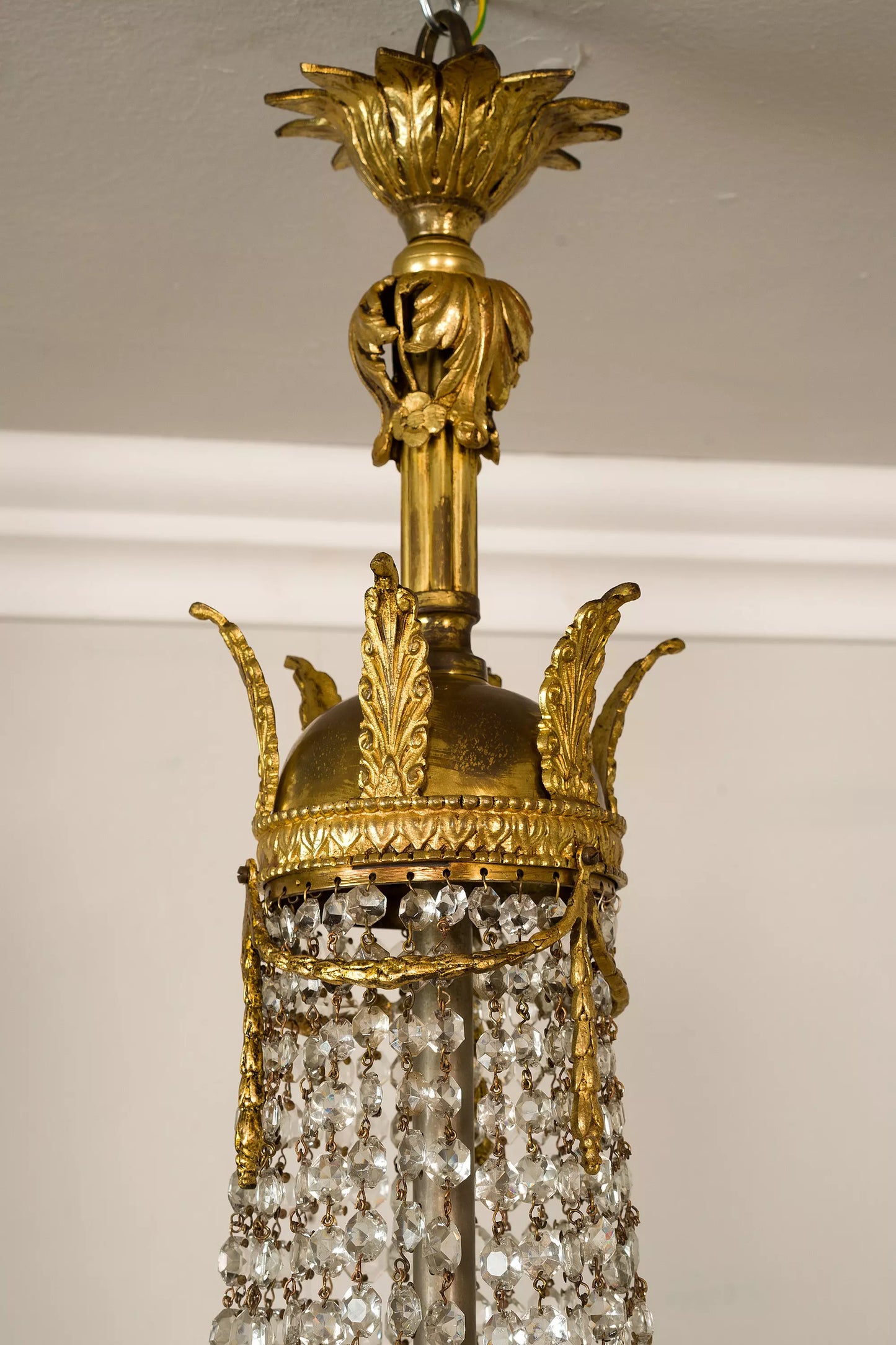 Riservato-Antico lampadario Impero di cristallo dei primi anni del '900 - 12 luci - Lo Stile Italiano