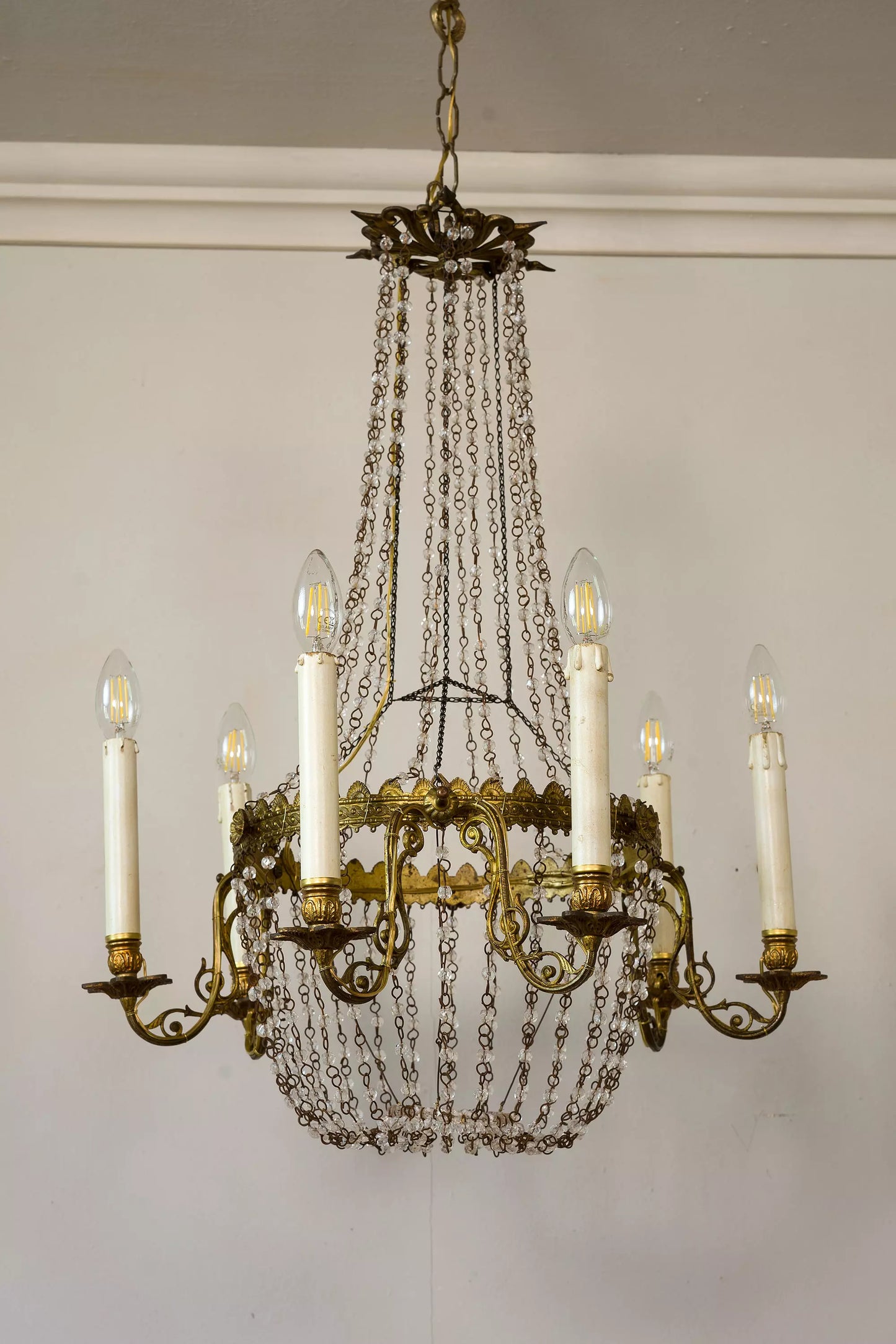 Esclusivo Lampadario Stile Impero Francese a Città di Castello. Exclusive French Rococo Chandelier in Citta di Castello. -Lo-Stile-Italiano
