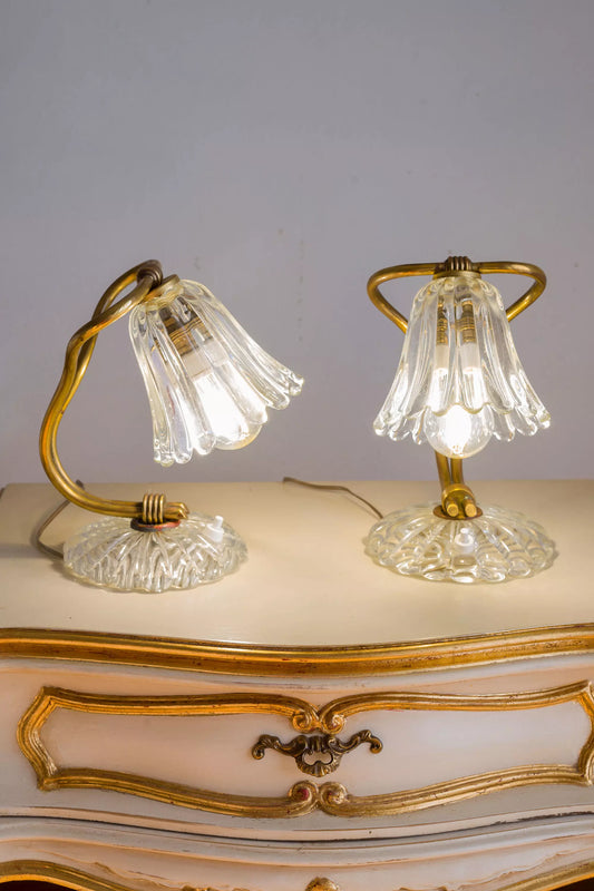 Abat-jour antiche in vetro do Murano| Lo Stile Italiano