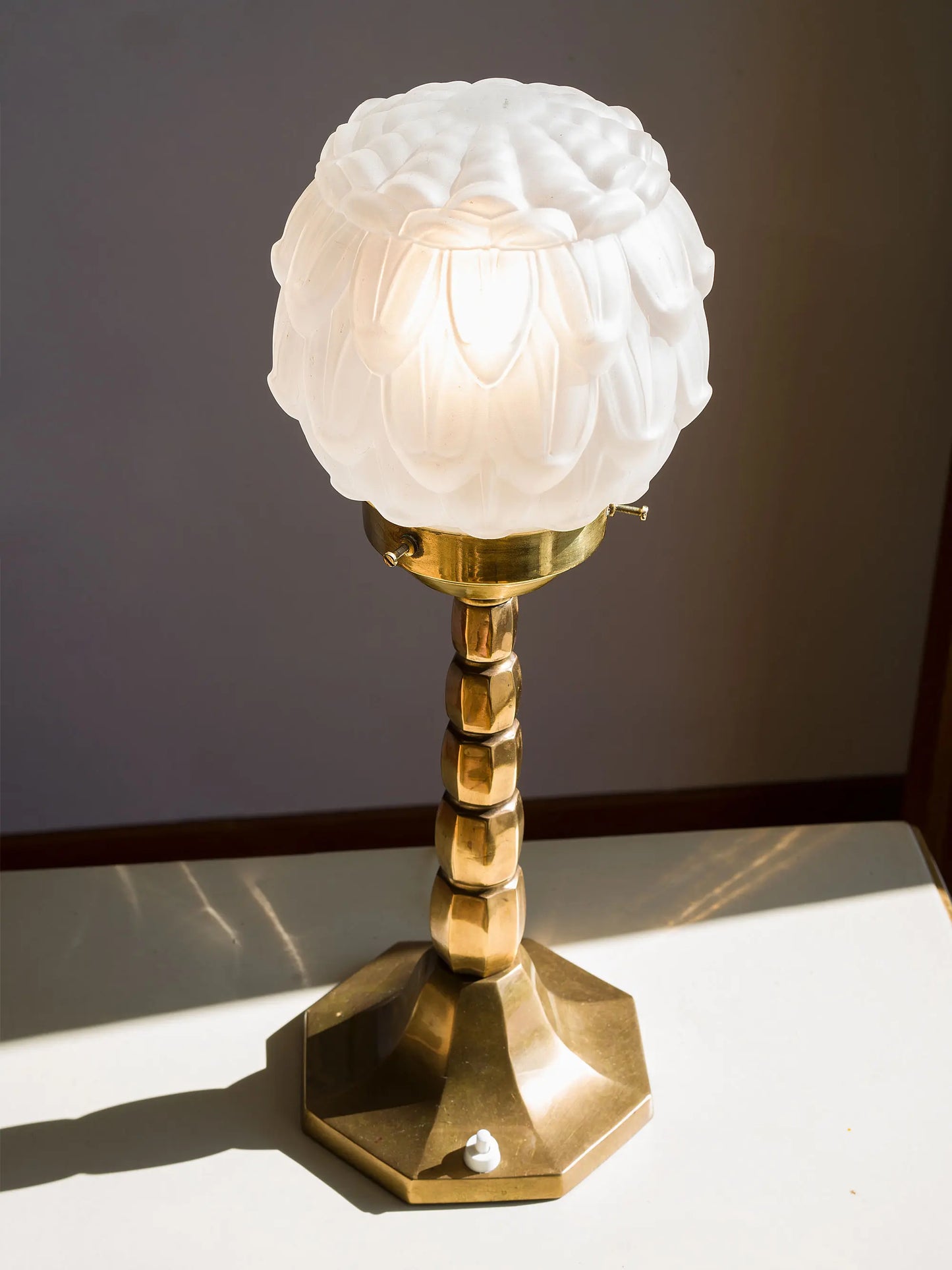 Lampada Deco con globo motivo floreale | Lo Stile Italiano