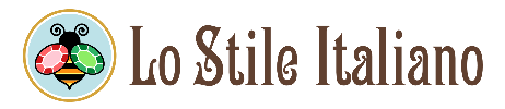 Logo aziendale rappresentante un'ape col le ali di cristallo | Lo Stile Italiano