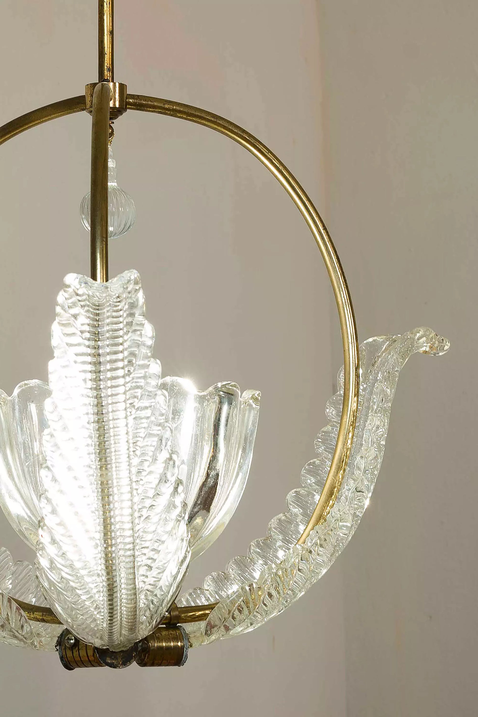 Lampadario Vintage anni 30 di Murano|Lo Stile Italiano