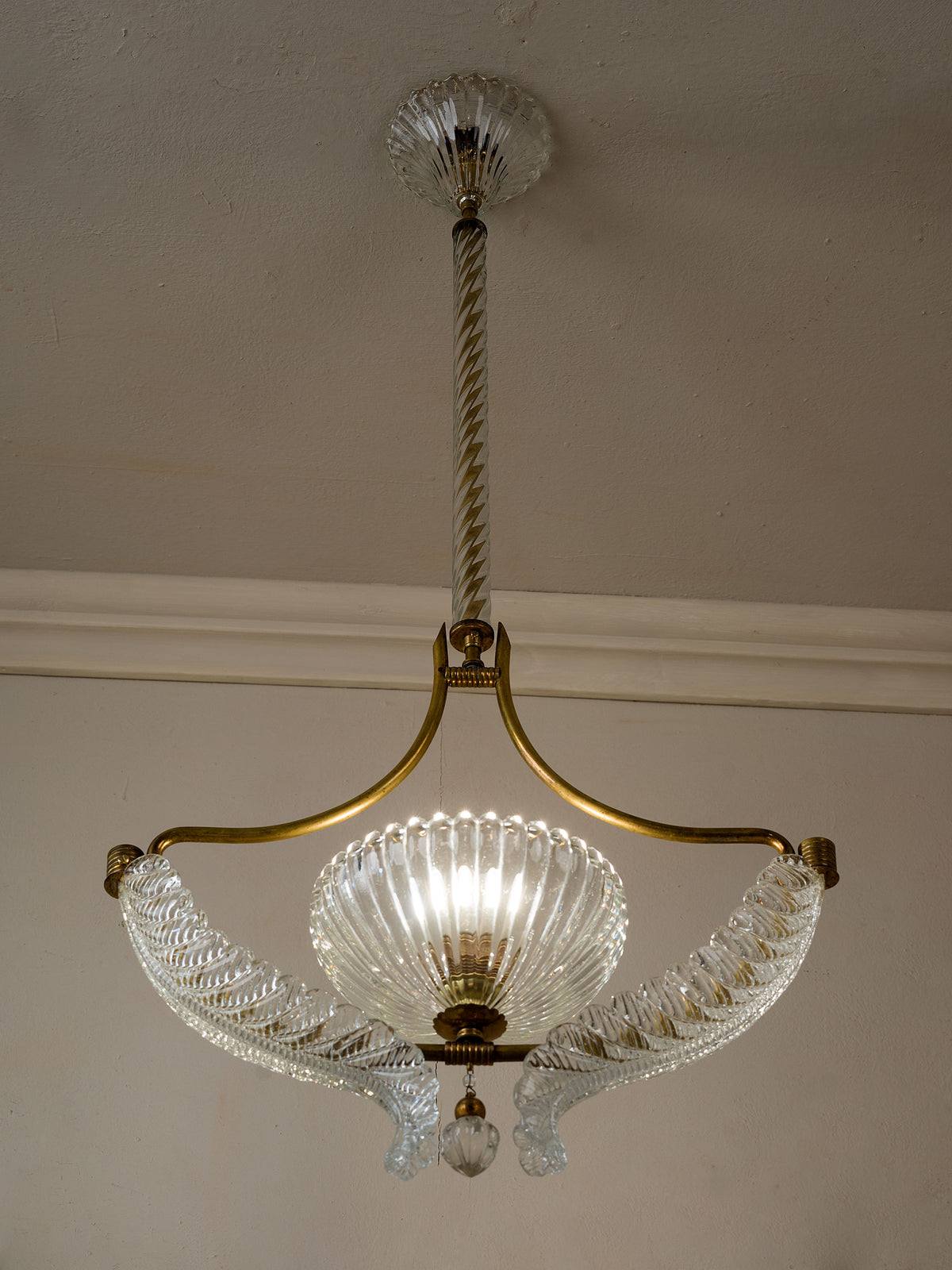 Lampadario vintage veneziano anni '40 | Lo Stile Italiano 