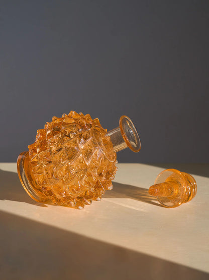 Set da Toeletta Vintage in Vetro di Murano Rostrato Barovier & Toso Anni ’30