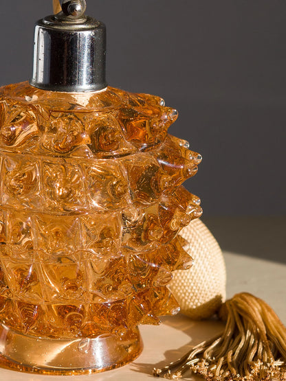 Set da Toeletta Vintage in Vetro di Murano Rostrato Barovier & Toso Anni ’30