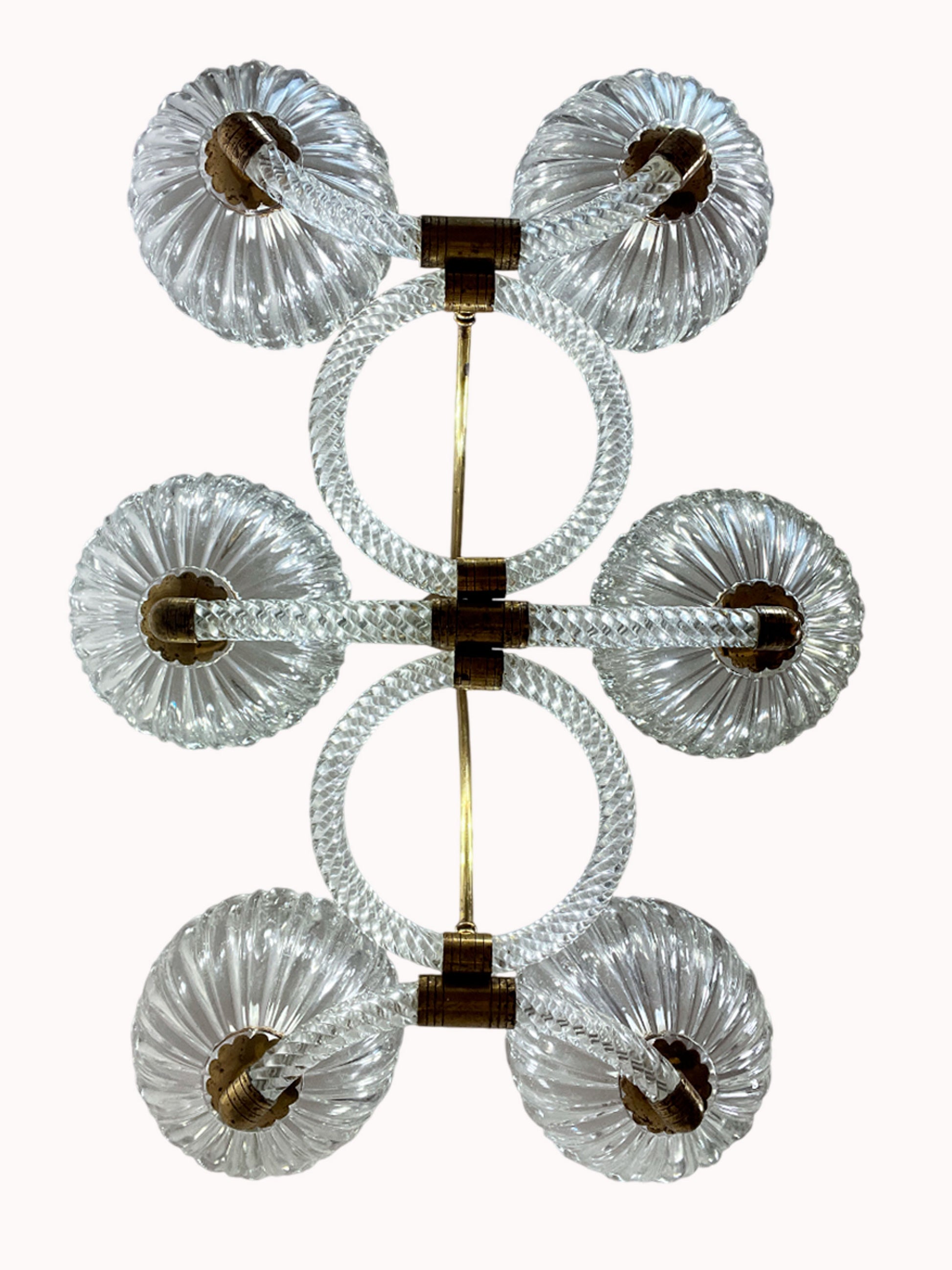 Lampadario Barovier e Toso visto dal basso | Lo Stile Italiano