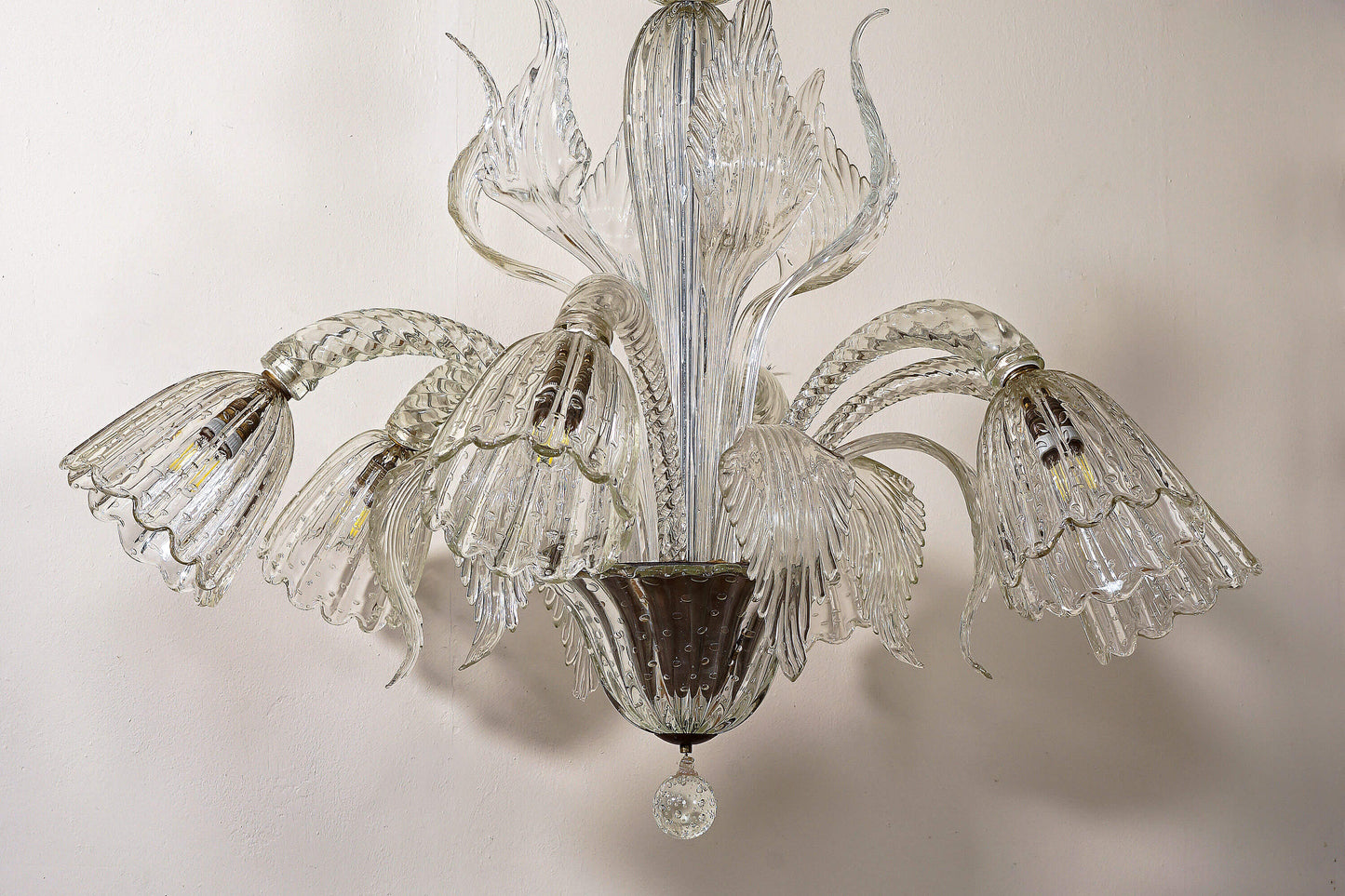 Lampadario Cristallo Veneziano Murano.| Lo Stile Italiano