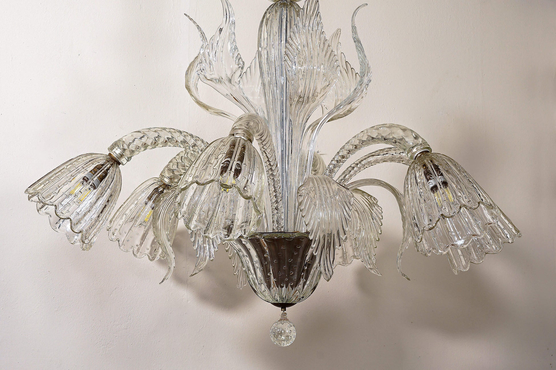 Lampadario Cristallo Veneziano Murano.| Lo Stile Italiano
