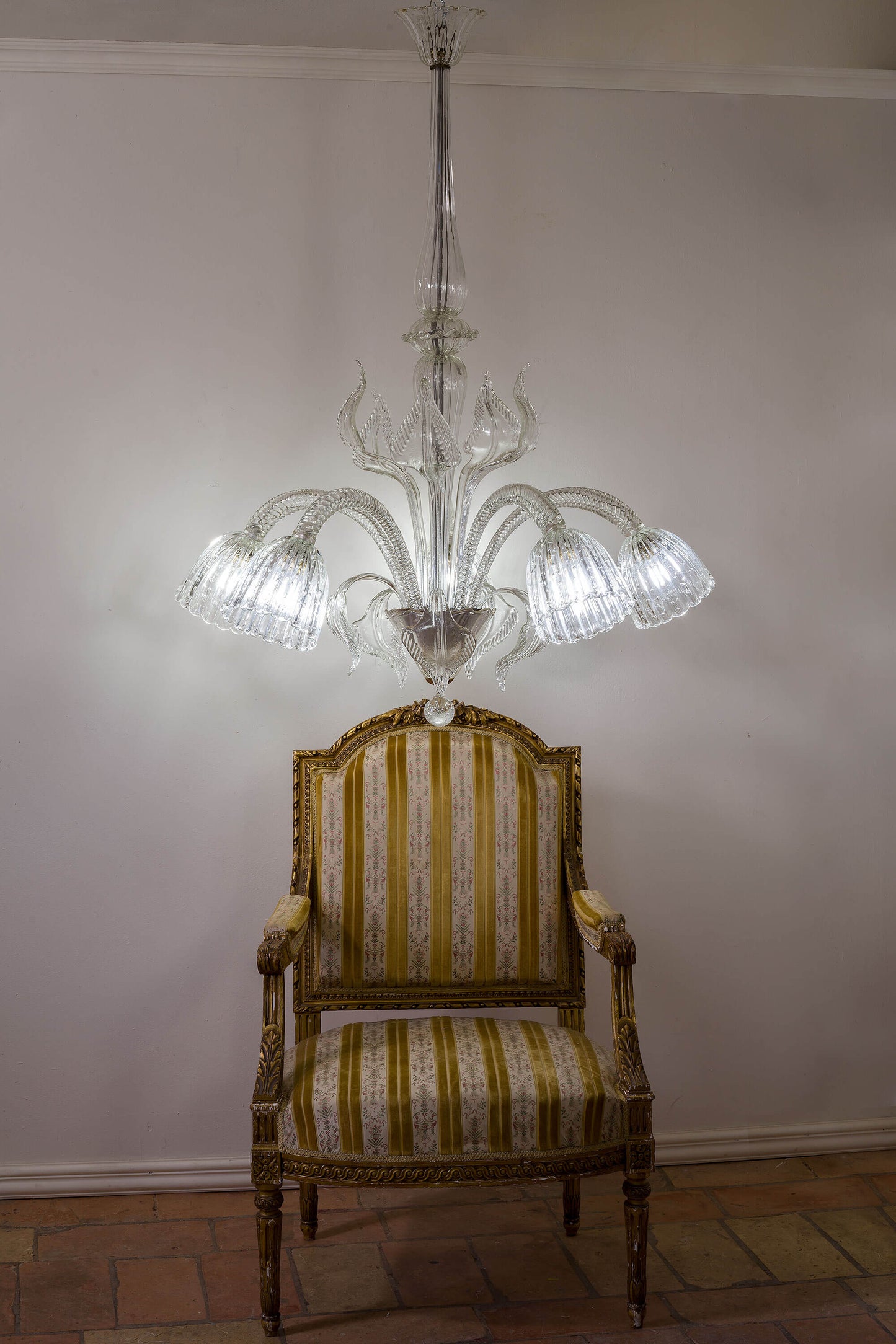 lampadario-Murano, un capolavoro senza tempo in cristallo veneziano.|Lo Stile Italiano