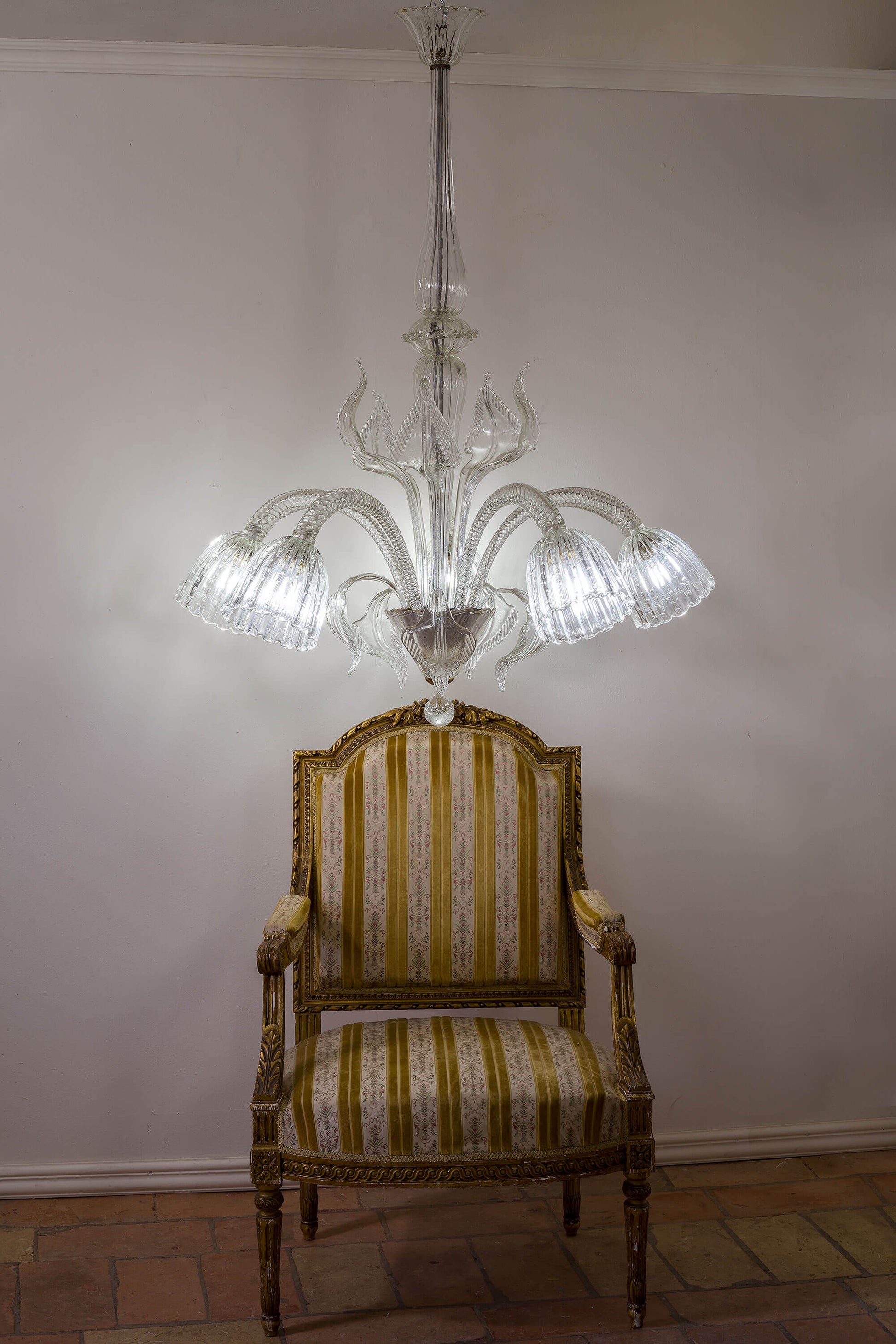 lampadario-Murano, un capolavoro senza tempo in cristallo veneziano.|Lo Stile Italiano