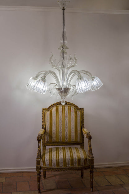 lampadario-Murano, un capolavoro senza tempo in cristallo veneziano.|Lo Stile Italiano