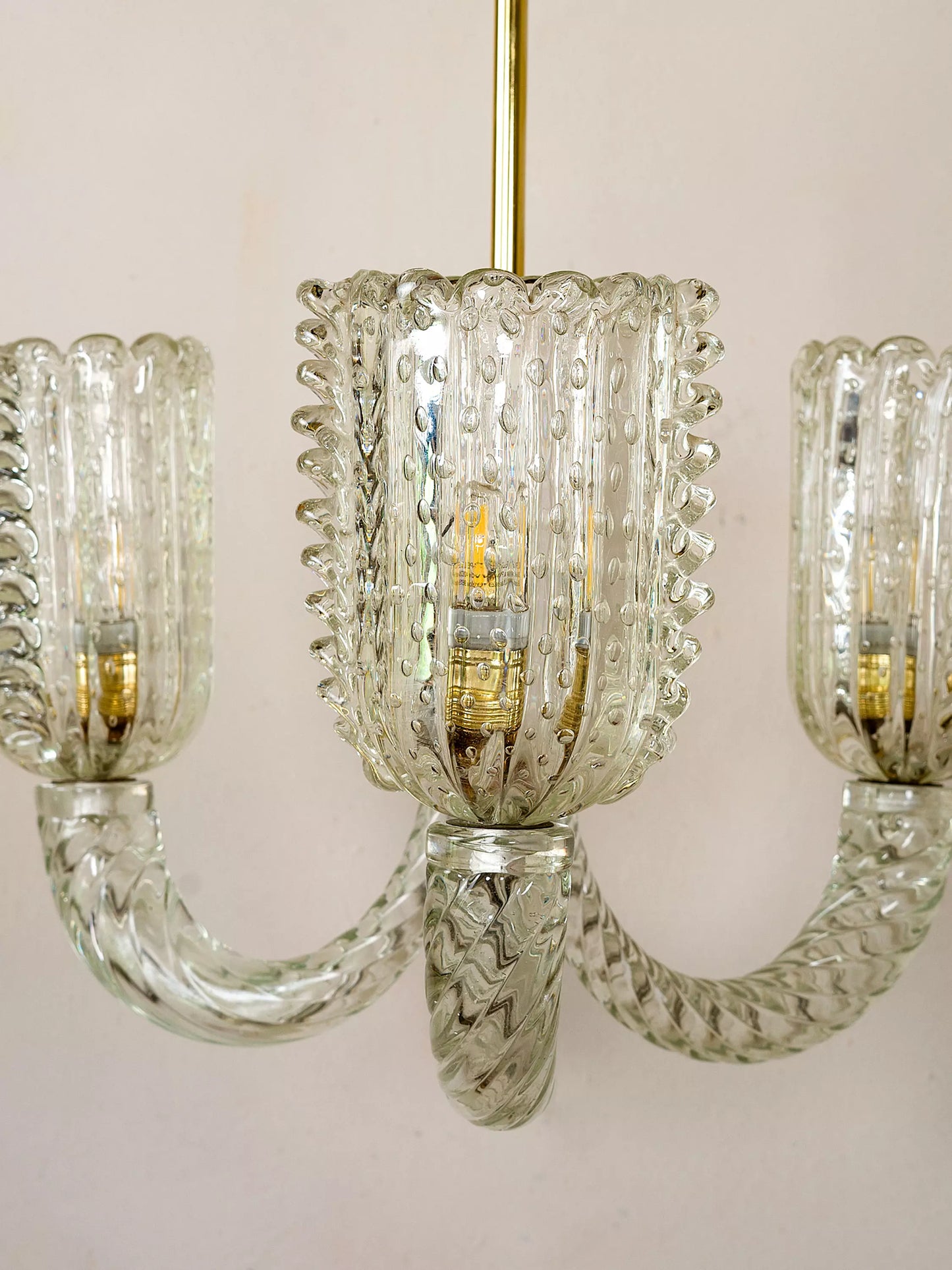 Barovier & Toso in vetro di Murano, coppe in vetro bullivante | Lo Stile Italiano