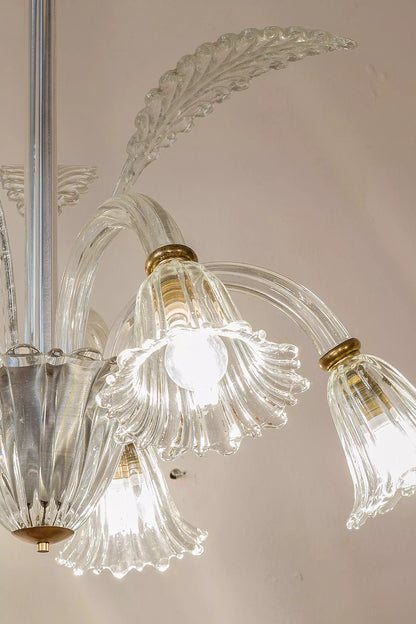 Lampadario Art Deco, periodo 1940s Murano. | Lo Stile Italiano