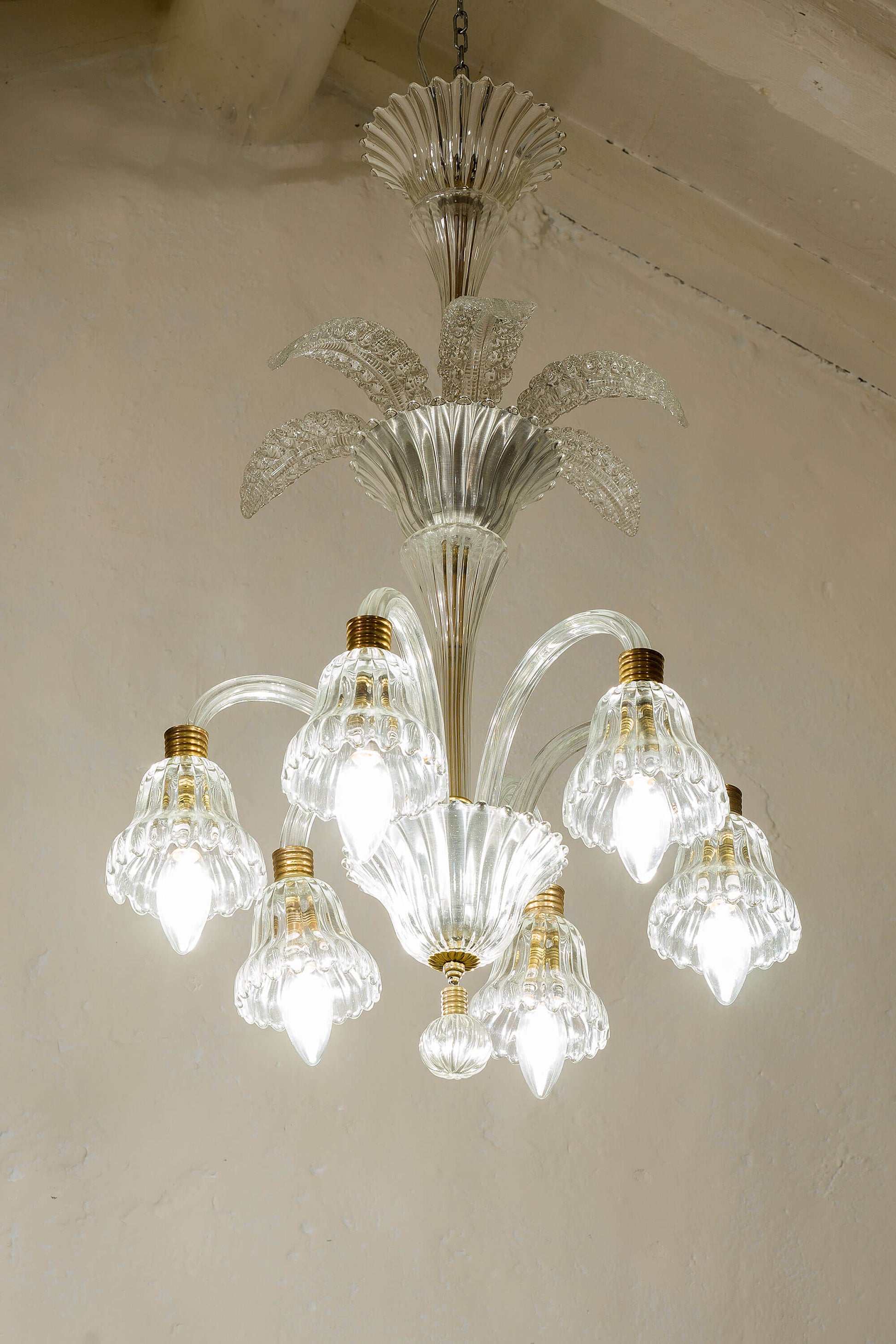 Raffinato lampadario Barovier & Toso per un arredamento di lusso.. | Lo Stile Italiano