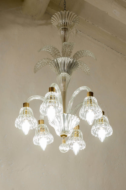 Raffinato lampadario Barovier & Toso per un arredamento di lusso.. | Lo Stile Italiano