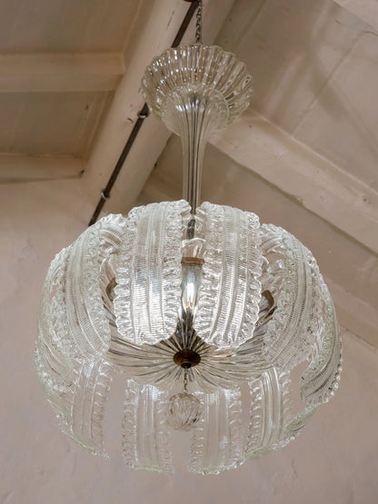 Lampadario Murano a forma di fiore  | Lo Stile Italiano