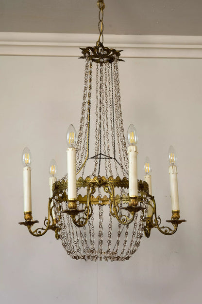Esclusivo Lampadario Stile Impero Francese a Città di Castello. Exclusive French Rococo Chandelier in Citta di Castello. -Lo-Stile-Italiano 