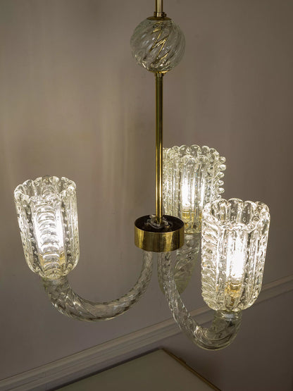 Prezioso lampadario dei primi anni del '900 in stile Art Déco | Lo Stile Italiano