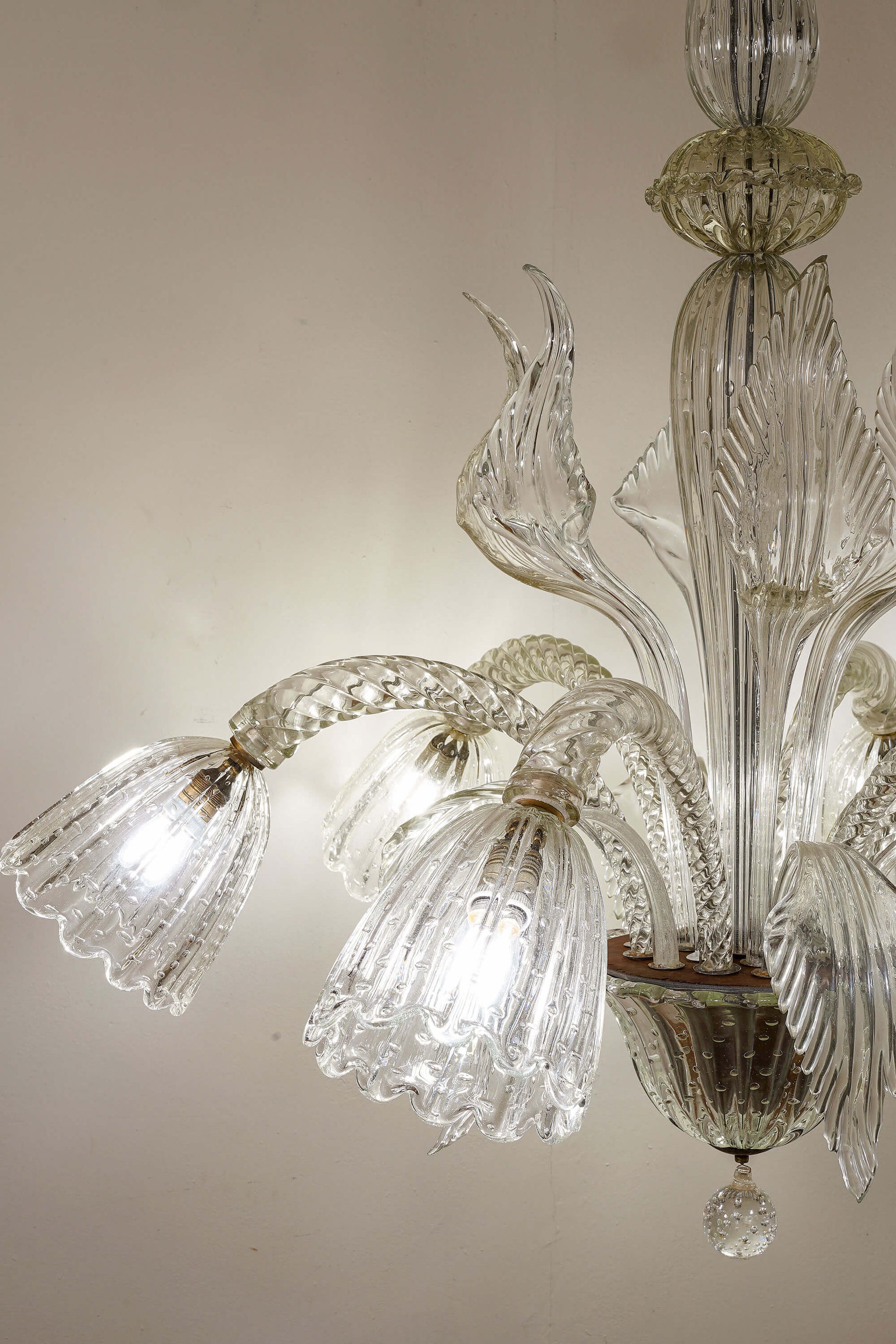 Lampadario Art Déco: Barovier & Toso - Lavorazione Vetro.| Lo Stile Italiano