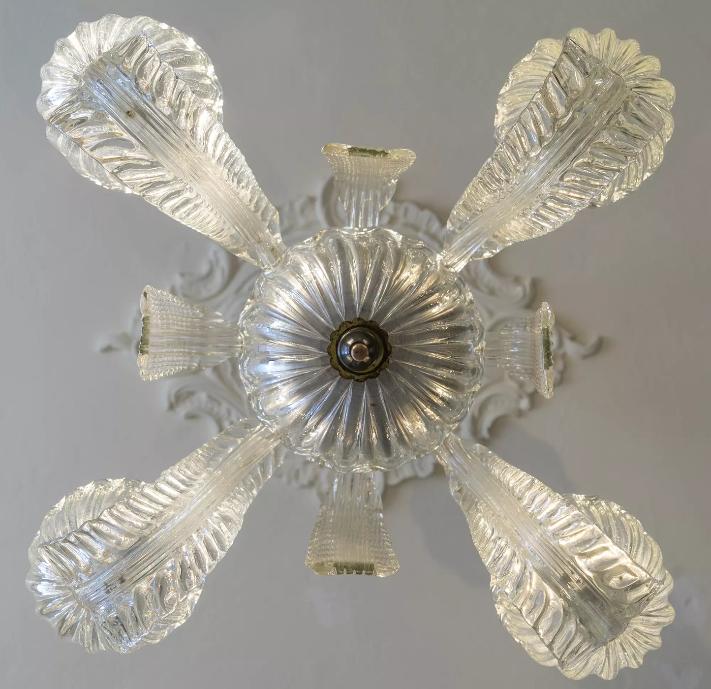 Lampadario Art Deco in vetro di Murano| Lo Stile Italiano