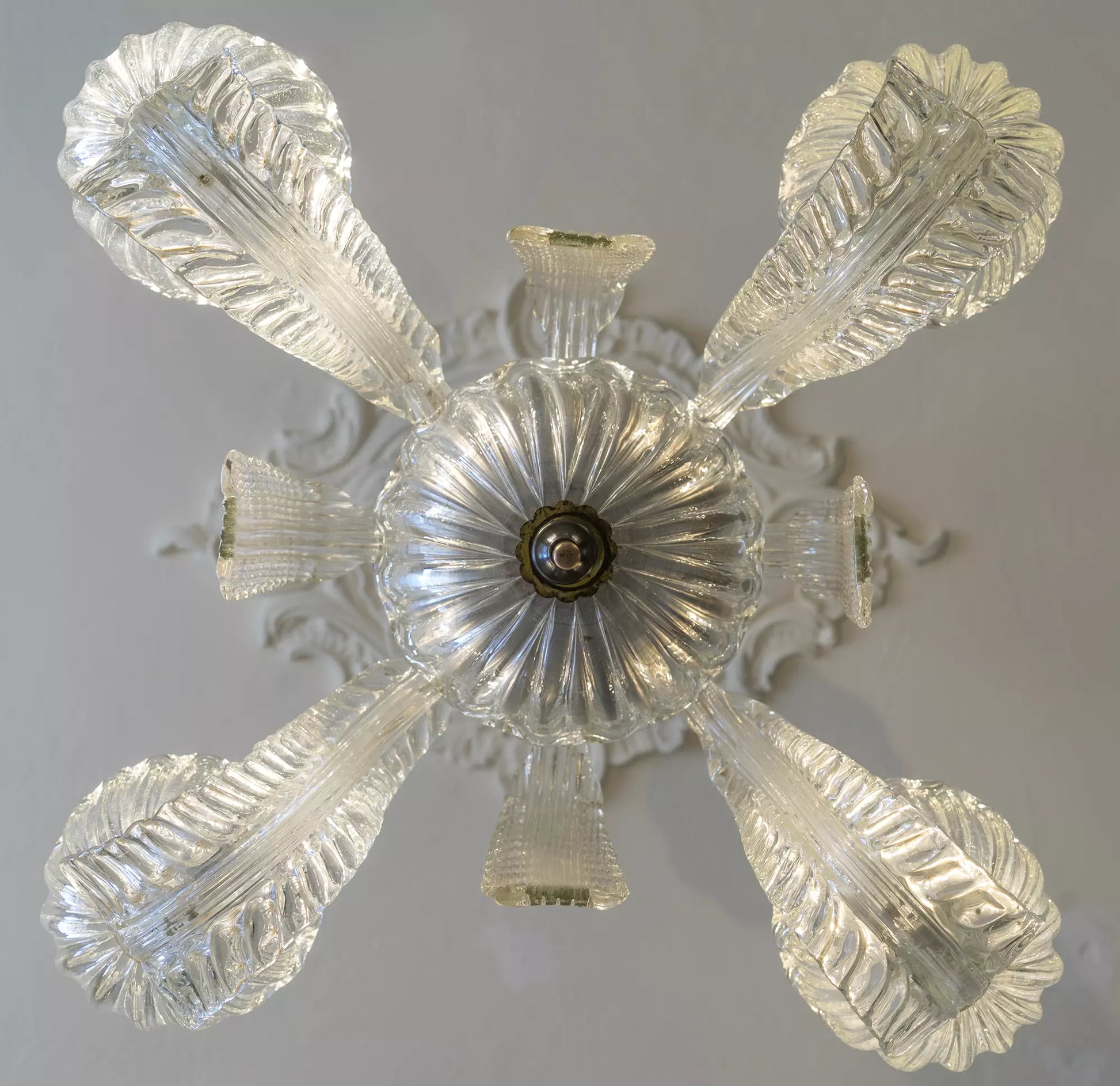 Lampadario Art Deco in vetro di Murano| Lo Stile Italiano