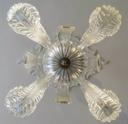 Lampadario Art Deco in vetro di Murano| Lo Stile Italiano