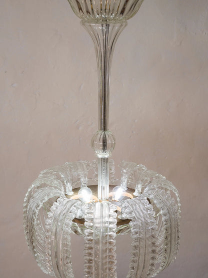 Lampadario Art Déco a tre luci | Lo Stile Italiano