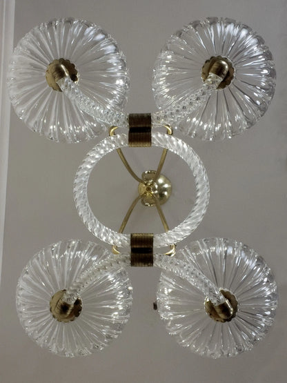 Lampadario mid century restaurato. | Lo Stile Italiano