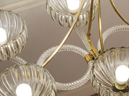 Lampadario di Murano restaurato. | Lo Stile Italiano
