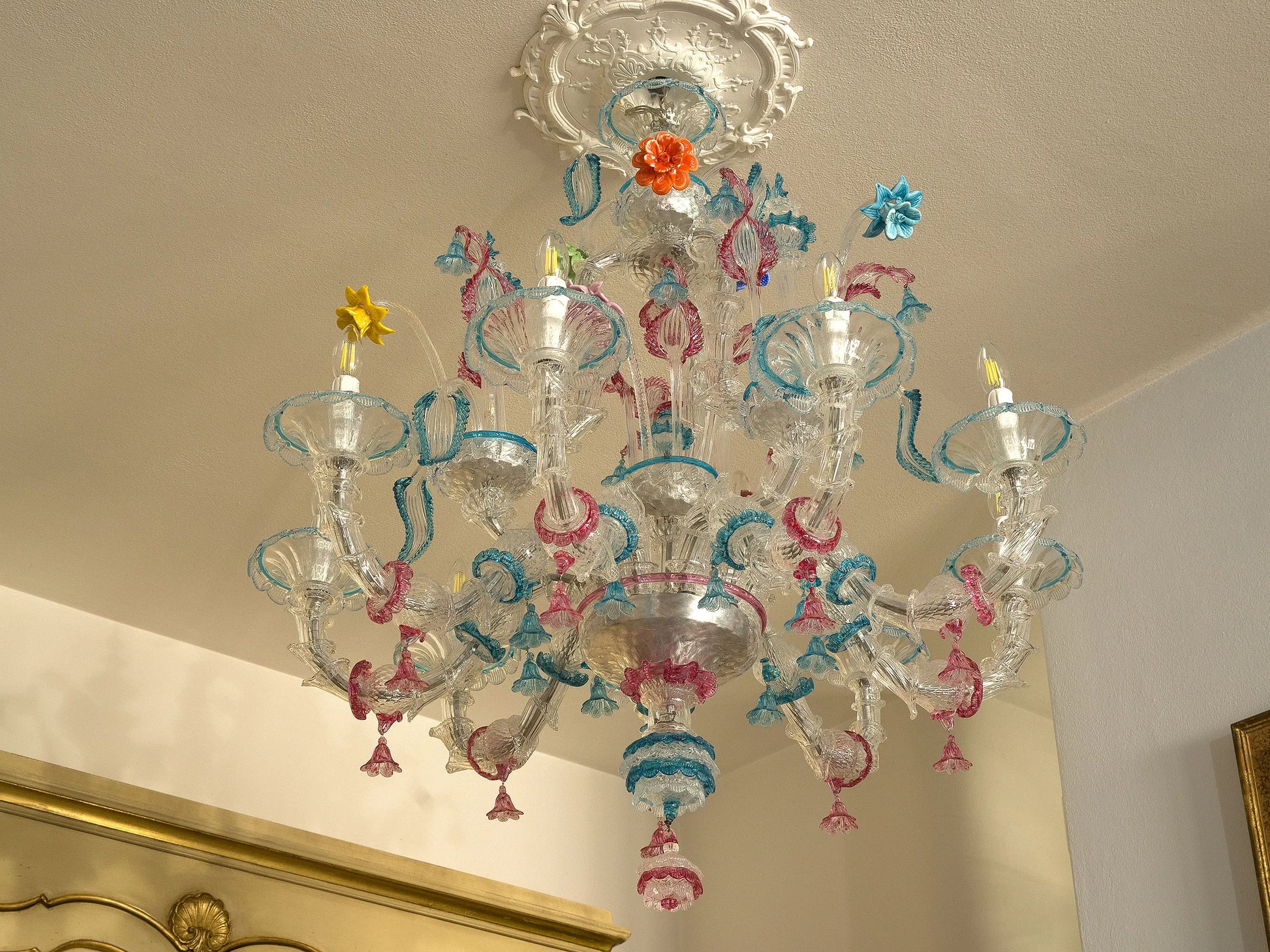 Grande lampadario Di Murano dei primi anni del 900 | Lo Stile Italiano| Lo Stile Italiano