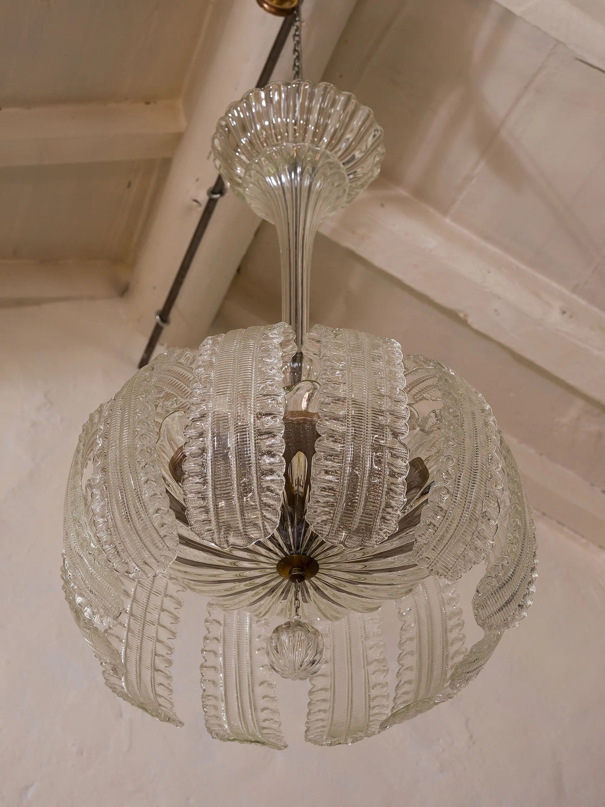 Importante lampadario per il soggiorno di Murano antico | Lo Stile Italiano