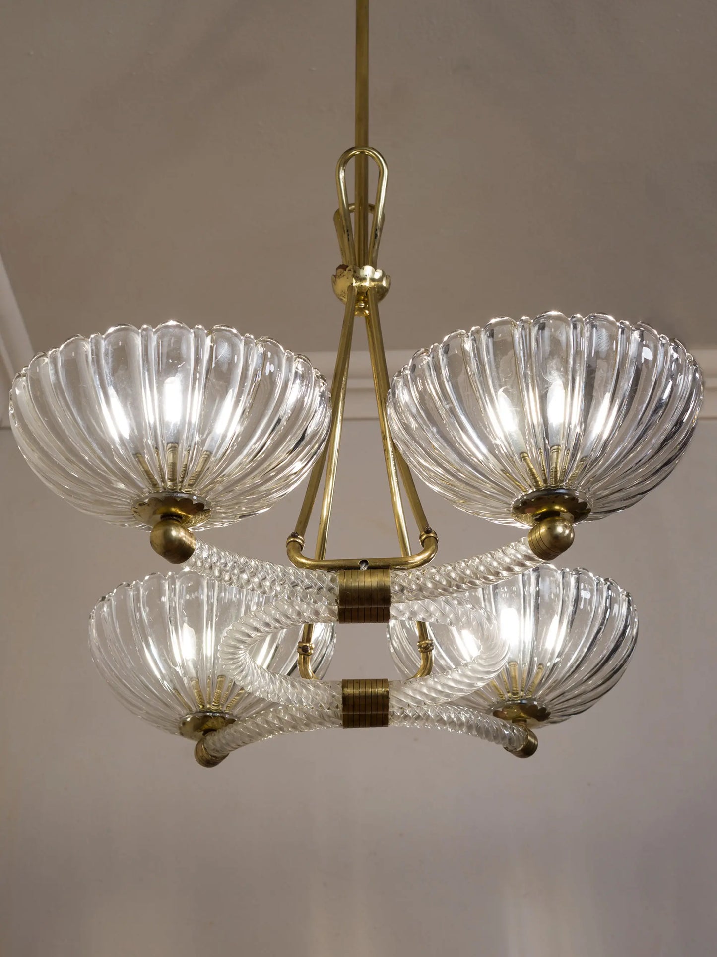 Lampadario Veneziano Art Déco. | Lo Stile Italiano