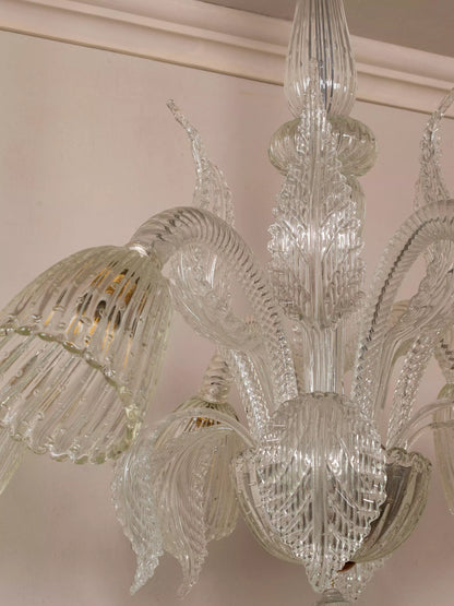 Foglie e coppe in vetro di Murano, lavorazione artigianale made in Italy. | Lo Stile Italiano