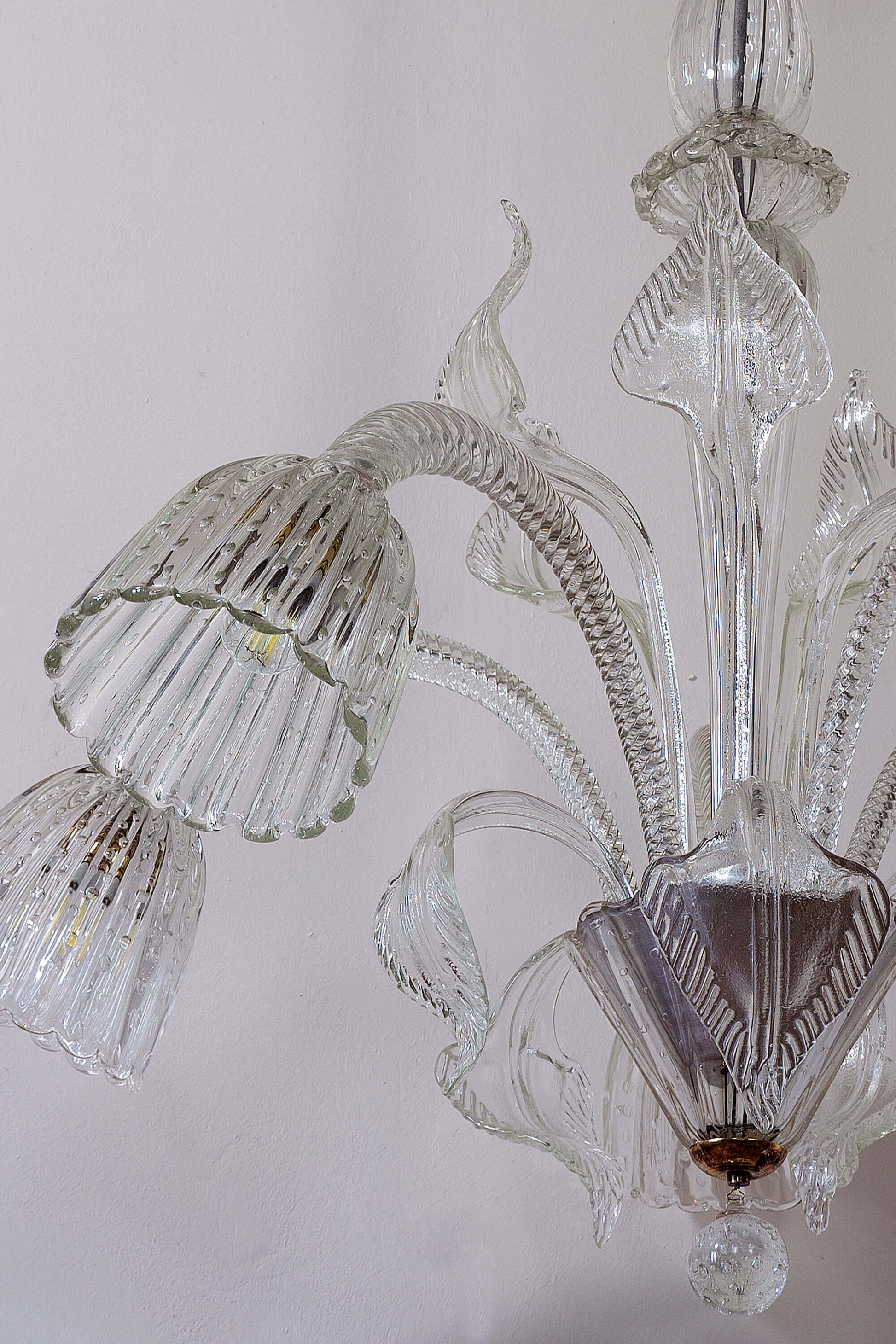 lampadario-Murano in cristallo veneziano, un tocco di classe.|Lo Stile Italiano