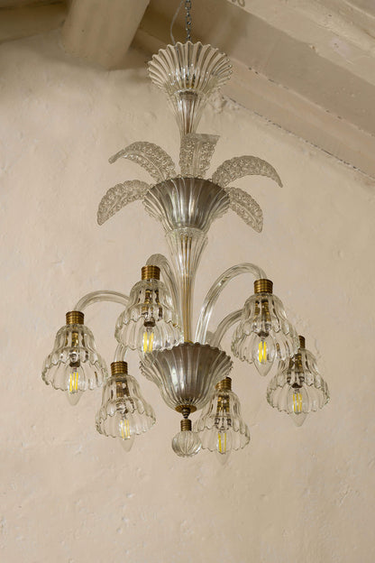 Un'elegante aggiunta per il tuo spazio: lampadario in vetro soffiato italiano.. | Lo Stile Italiano