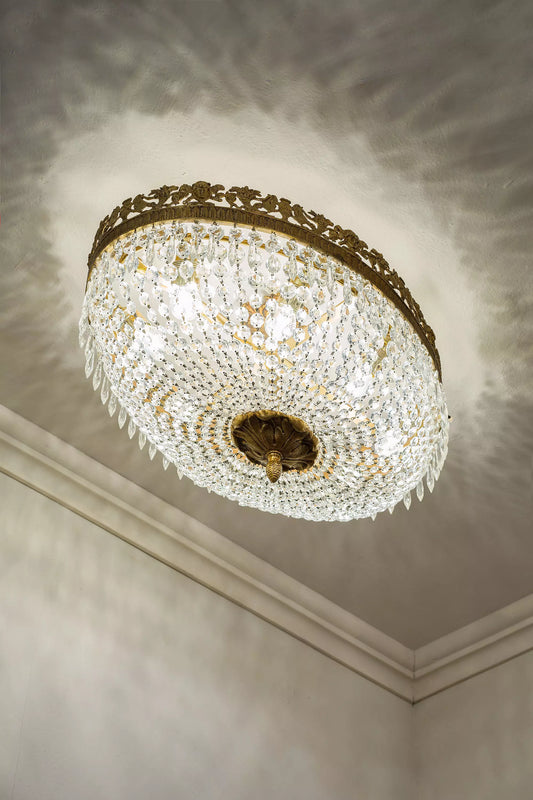 Lampadario vintage impero per soggiorno, camerae ufficio. | Lo Stile Italiano