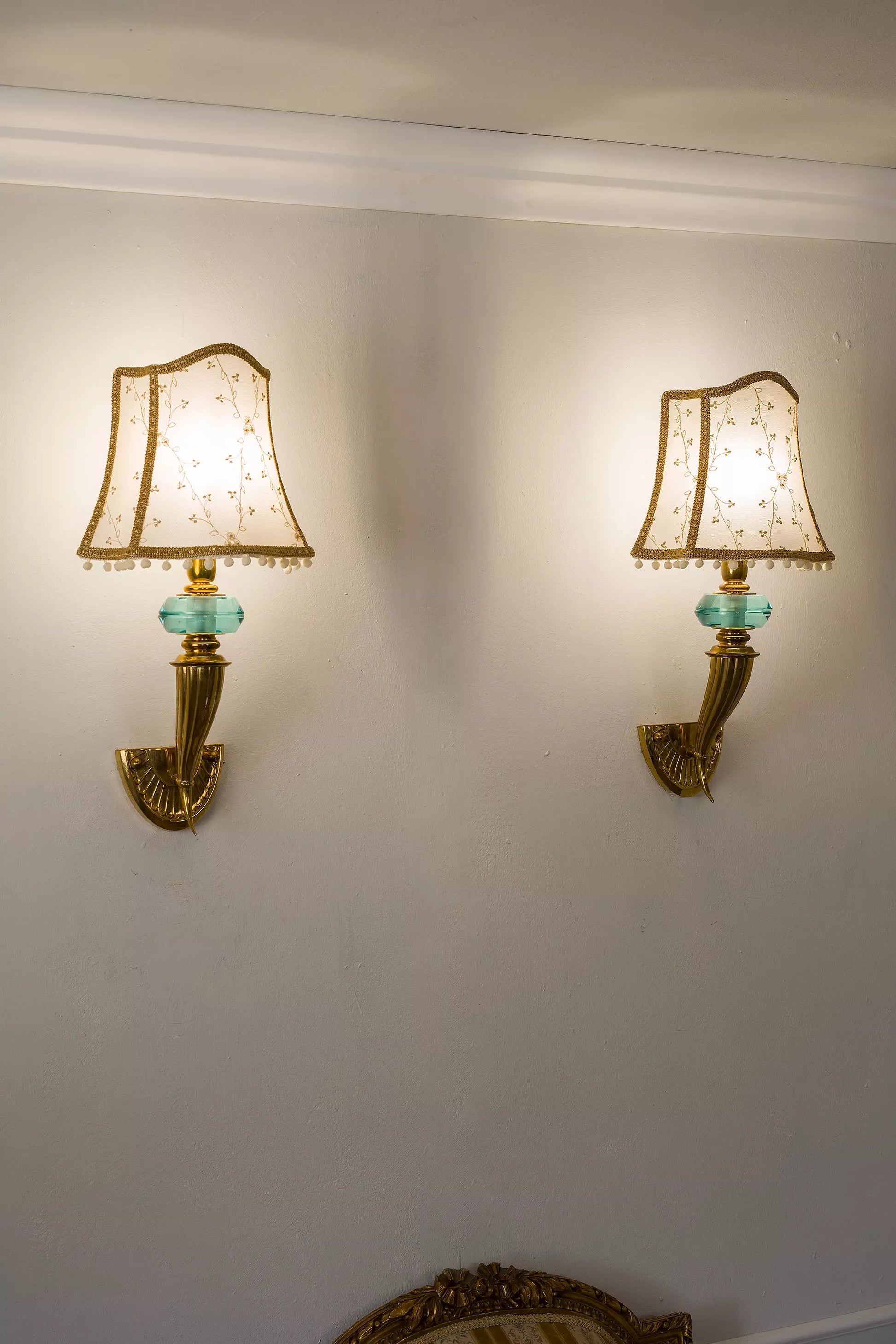Coppia di applique vintage per soggiorno.| Lo Stile Italiano