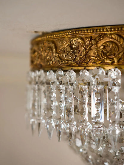 Plafoniera ovale da soffitto retrò. - Lo Stile Italiano