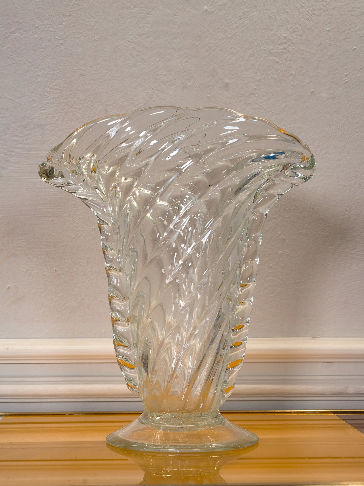 Vaso in Vetro Soffiato di Murano Anni ’40,  Vintage Veneziano | Lo Stile Italiano