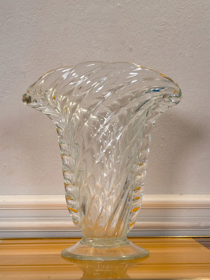 Vaso in Vetro Soffiato di Murano Anni ’40,  Vintage Veneziano | Lo Stile Italiano