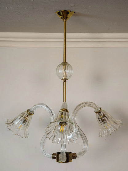 Lampadario Mid Centruri in vetro di Murano a forma di cigno | Lo Stile Italiano