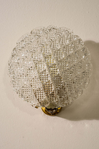 Lampada a Muro Ercole Barovier in vetro soffiato. | Lo Stile Italiano