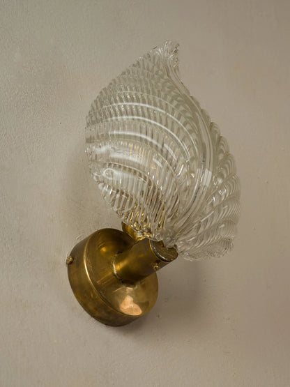 Antique Murano wall lamp by Ercole Barovier | Lo Stile Italiano