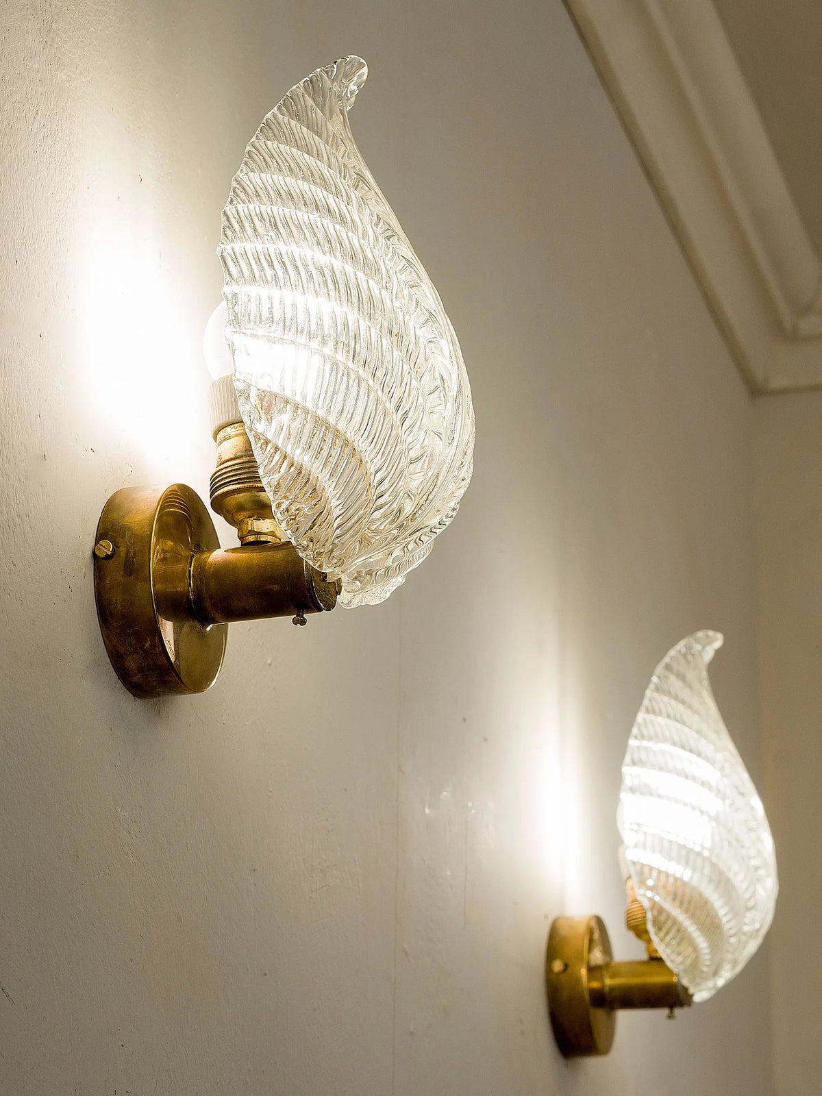 Pair of vintage Murano wall sconces | Lo Stile Italiano