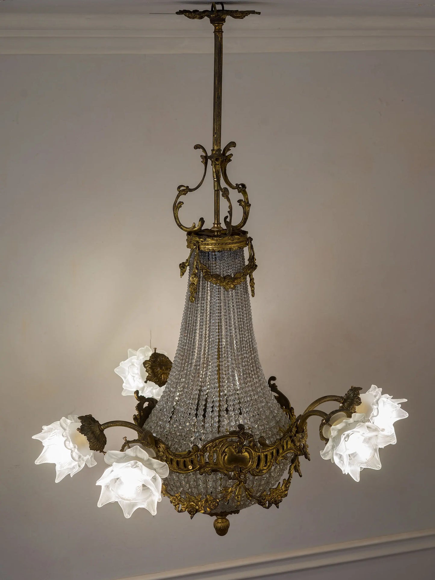 Lampadario Belle Époque periodo fine '800, primi '900 | Lo Stile Italiano 