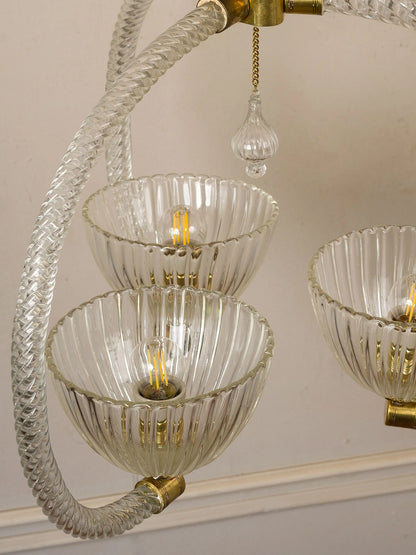 Lampadario da camera in vetro soffiato | Lo Stile Italiano