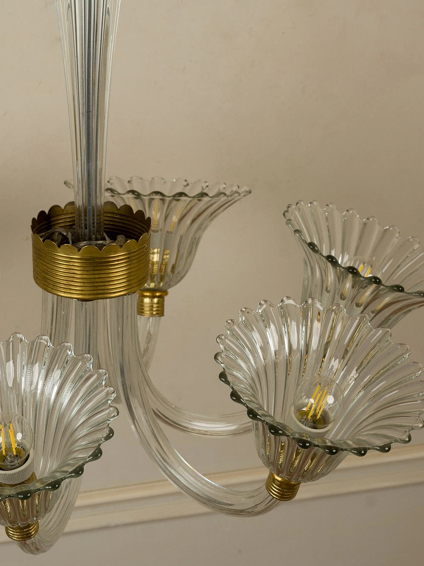 Dettaglio del lampadario Barovier e Toso | Lo Stile Italiano