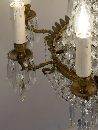 top view of the chandelier. | Lo Stile Italiano